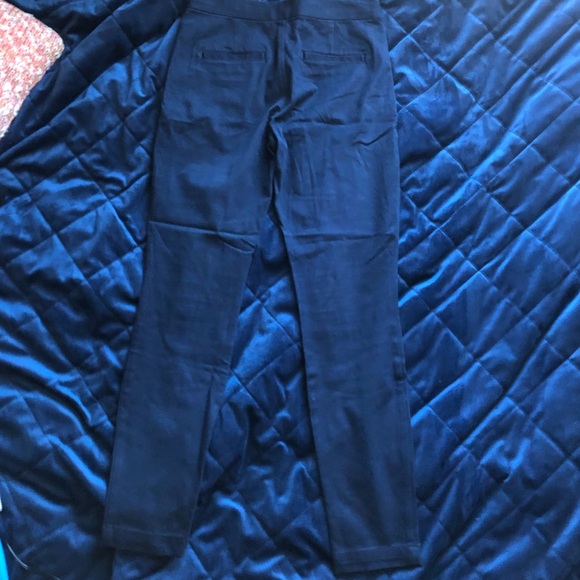 gap navy high waisted ankle length pants - Picture 3 of 4